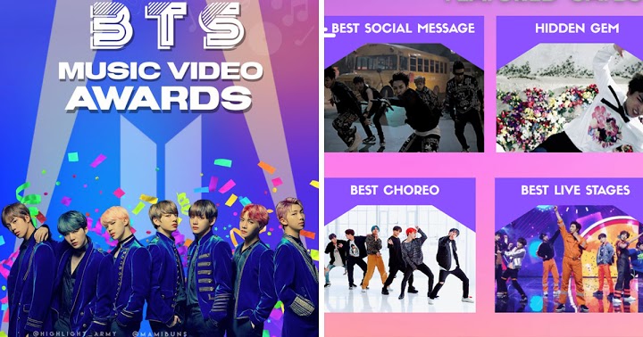 when we boycotted the VMAs and made our own ceremony we photoshopped a purple carpet with guests while on the event's website, we voted to give awards to different BTS songs, videos, outfits, and favorite moments(aug 2019)
