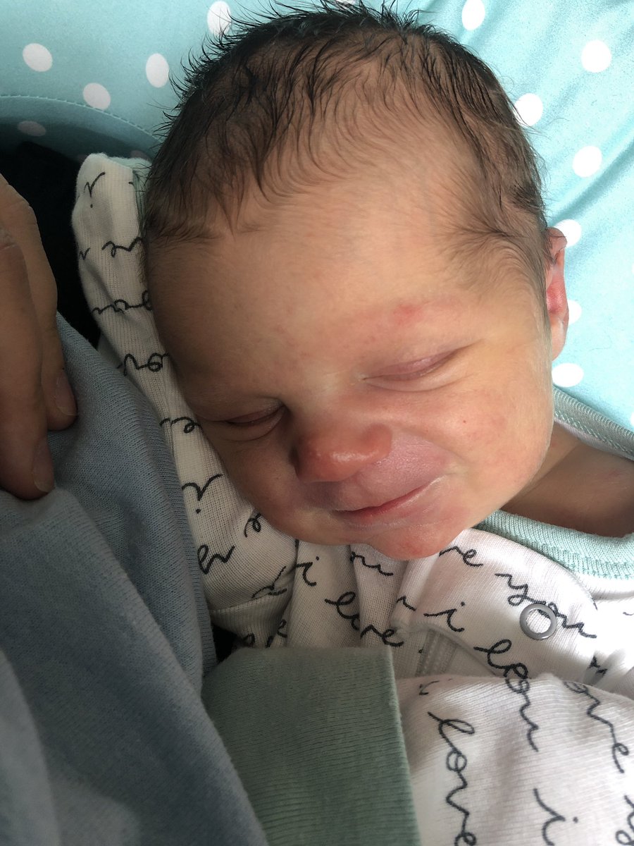 schmitzash's tweet photo. Exciting few days around here for the Schmitz family! Cohen James Schmitz entered the world 🌍 on August 17th. He is the perfect addition to our family. 💙 Looking forward to meeting all of my first graders in a few weeks. Until then, it’s snuggle time with this little guy. 👶🏻 https://t.co/d9BTfRGMCg