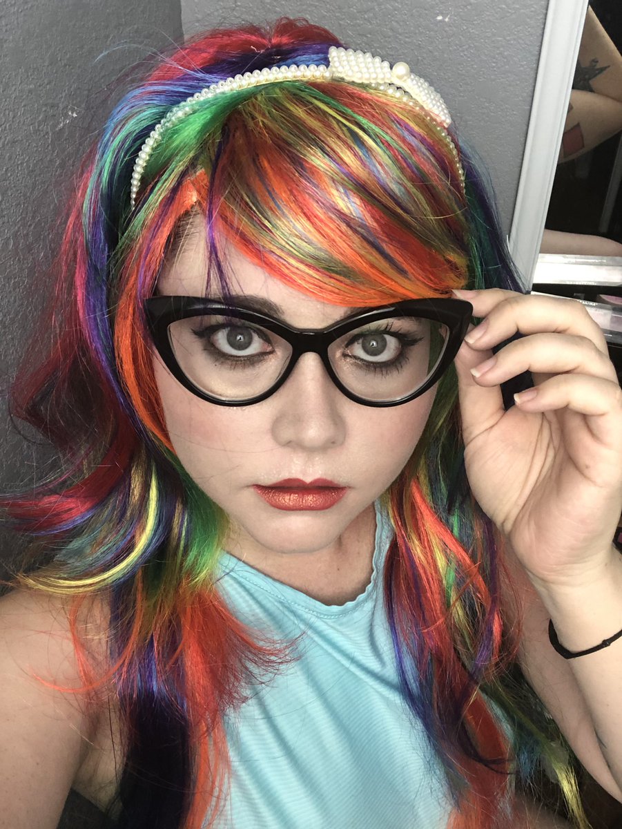 MVPCosplay's tweet photo. Got some new glasses, got my man a new hoodie then stole said hoodie for a picture, things are going good. Sorry I’m not on much, my wedding is in 83 days so I’m super busy with that! Eeek I can’t wait! https://t.co/psJ35XT9ZD