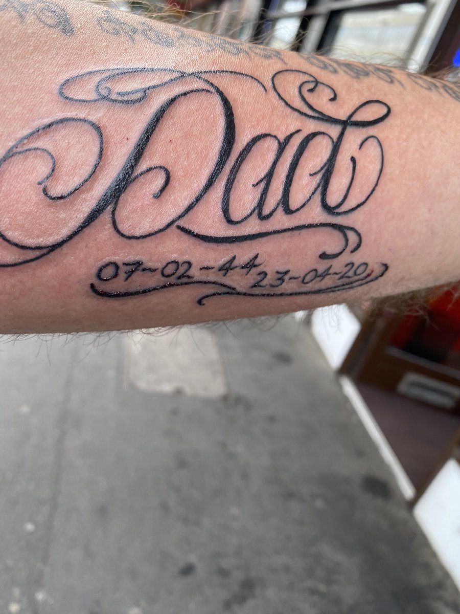 dionsampson1's tweet photo. After 4 months and lockdown, I finally got a homage to my Father #asonneverforgets #withmealways #Fathersonbond https://t.co/w3af9i8wyD
