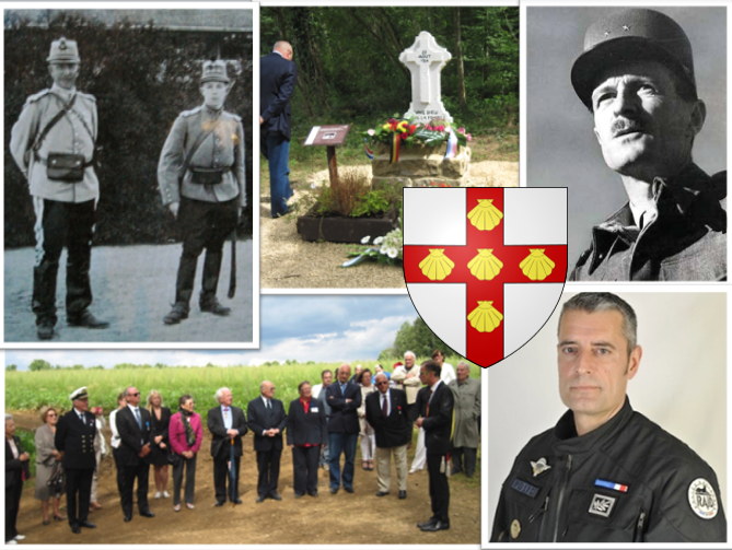 The only way out was N was through the Pont d’Arminies. Instead he ran into three companies of infantry from 10ID who formed a firing line just 100m from the bridge. His son was killed in the charge and he died later that day from wounds; he was the uncle of General Leclerc.