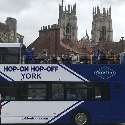 Today we welcomed onboard a group of NHS Doctors from London who were enjoying a break in York.

Very proud to have some real life super hero's on our York Tour, thank you for everything you have done for us all ❤️👏 @VisitYork @minsterfm @NHS @NHSMillion
@BenMinsterFM