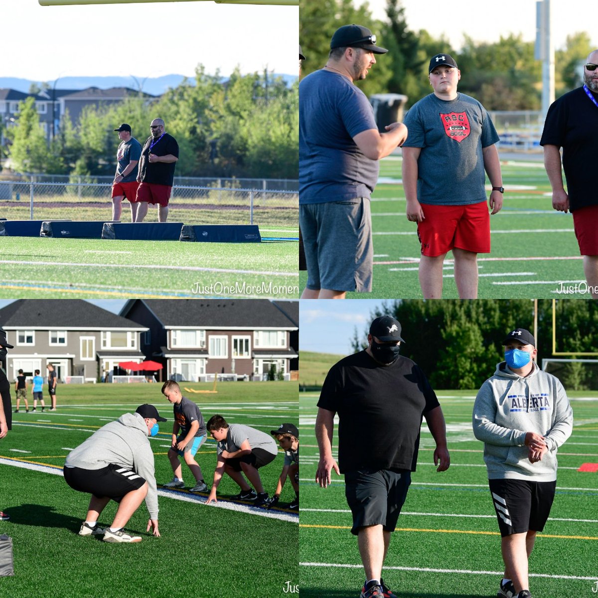 It was short lived but there was nothing cooler than getting to coach with my oldest son. Excited for him to have a season of his own and I have a funny feeling his coaching days aren't over either. <a href="/LionsCochrane/">Cochrane Lions Football</a> <a href="/BVHS_Bobcats/">Bow Valley High School</a> #football #giveback