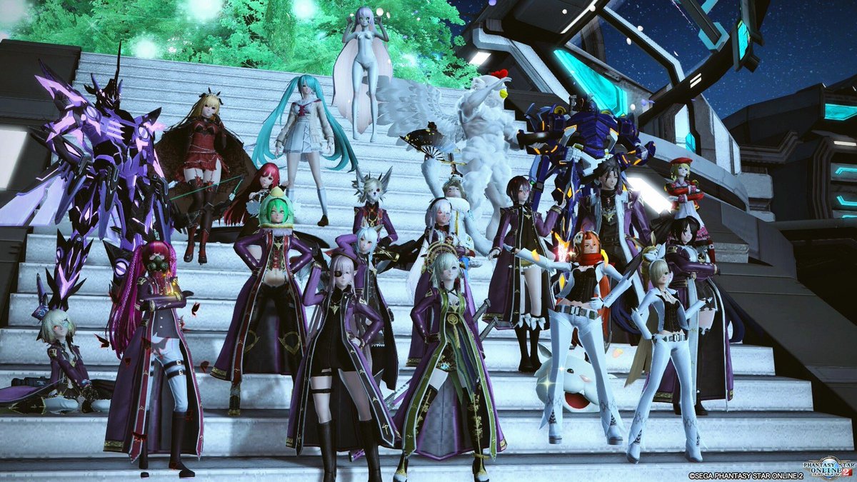 pso2_Yui_P's tweet photo. 4周年イベお疲れ様でした😳

皆との出会いに感謝👍
シオンマス＆実行委員の方々ありがとうございました✨怪談良かったゾ👻
#かるーあMOCHA https://t.co/89hoCZ3gij
