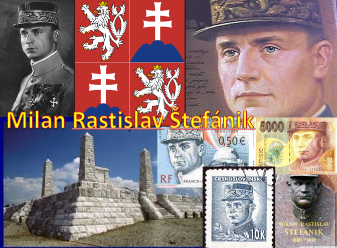 More importantly, his name was Milan Rastislav Stefanik, one of the three driving forces behind the establishment of Czechoslovakia; he was the Slovakian input. It’s his portrait on the wall behind the President and  @petosagan