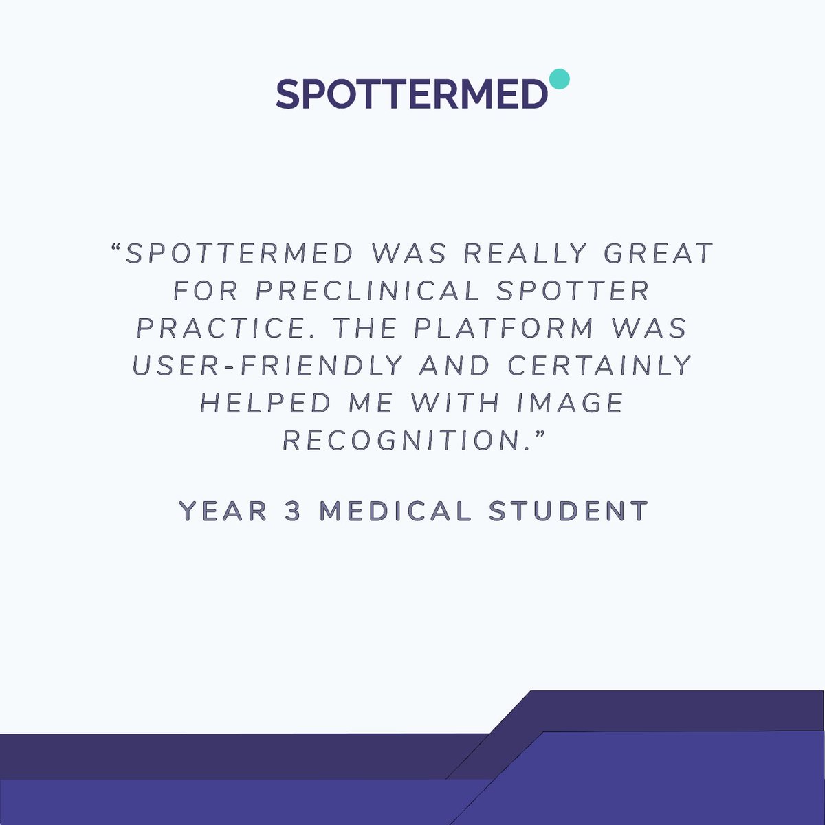 Want to hear more on what others are saying about #SpotterMed ? Look no further! 👇 #MedicalSchool #MedStudent #MedEd #MedTwtitter #Medics #Revision