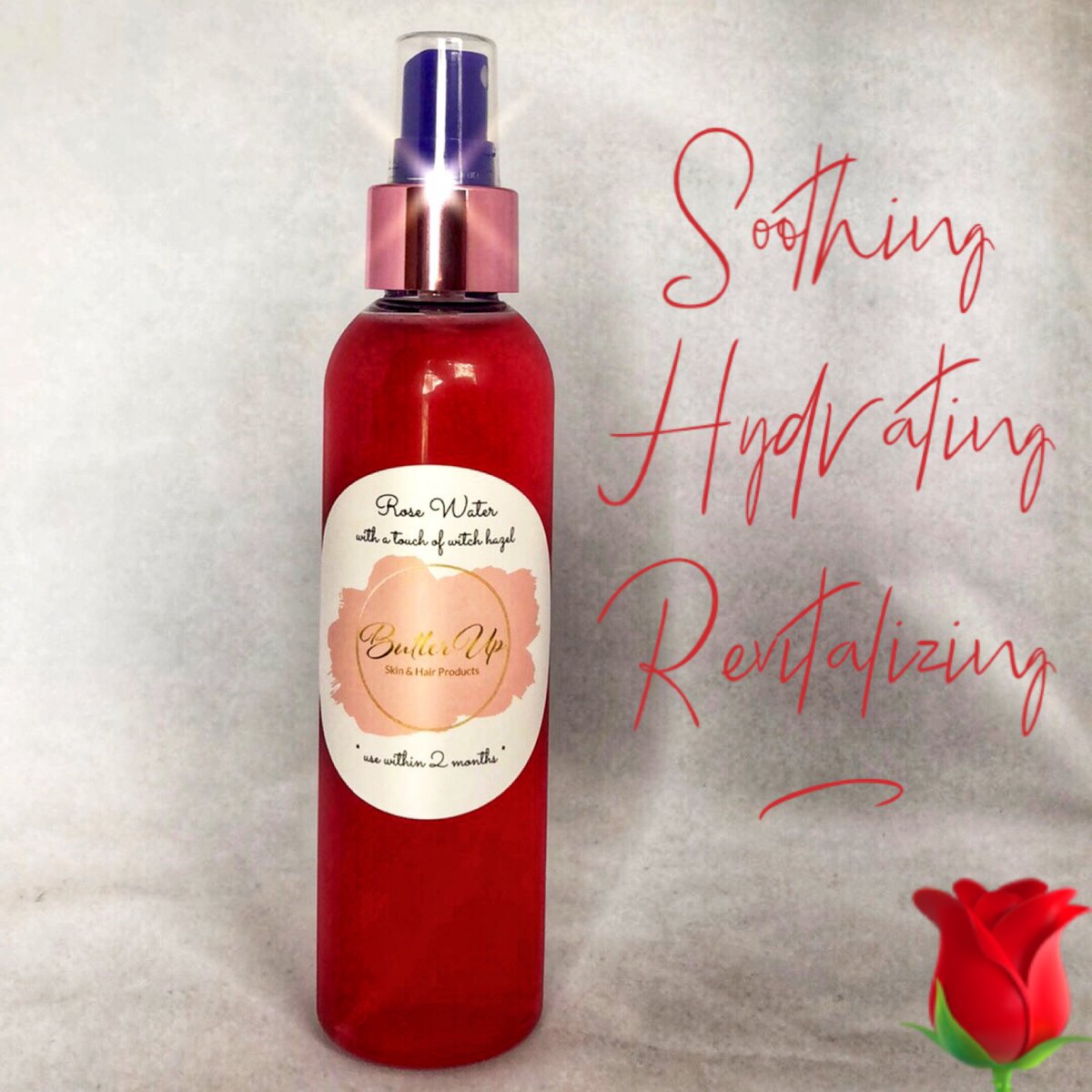Get_ButteredUp's tweet photo. Rose Water

Rose Water has so many benefits! It can be used as a facial toner to lock in moisture after cleansing your face and it’s an amazing setting spray after applying makeup. It’s anti-inflammatory, soothing and helps balance the skins pH levels. #getbutteredup #rosewater https://t.co/DgmiaXHSqG