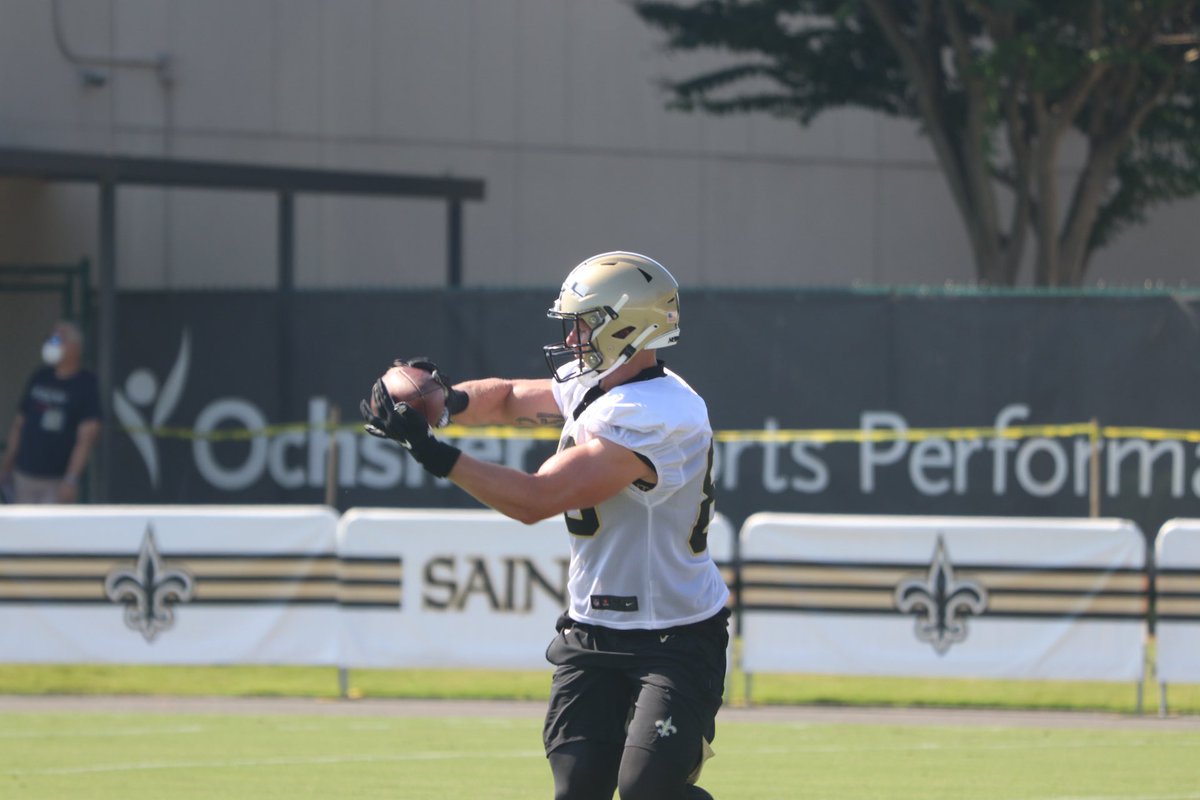 Good signs for Josh Hill, who does a little more every day