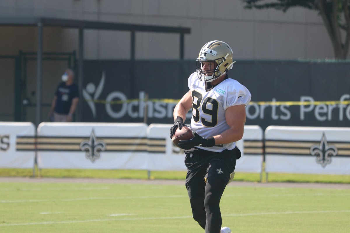 Good signs for Josh Hill, who does a little more every day