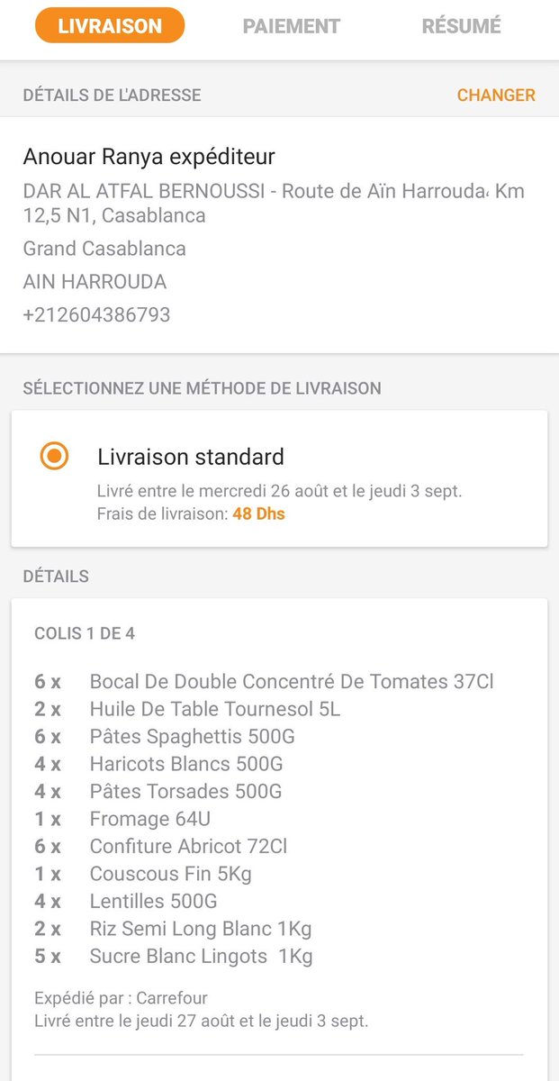 #orphelinat_sidi_bernoussi

Vous avez la possibilité d'aider en procédant à une livraison via glovo ou Jumia (ex 👇). MERCI à qui de droit et SVP faites tourner un maximum 🙏💚 vous avez le contact et adresse. #solidarite #Maroc