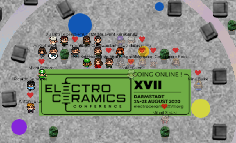 JurijKoruza's tweet photo. Our virtual Electroceramics summer school has ended today with a Virtual group picture. 😀 Looking forward to the start of the Electroceramics XVII conference tomorrow! #ecXVII You can still join us! ;) https://t.co/Vf9MqVyZqG https://t.co/TVNk1gc0uq