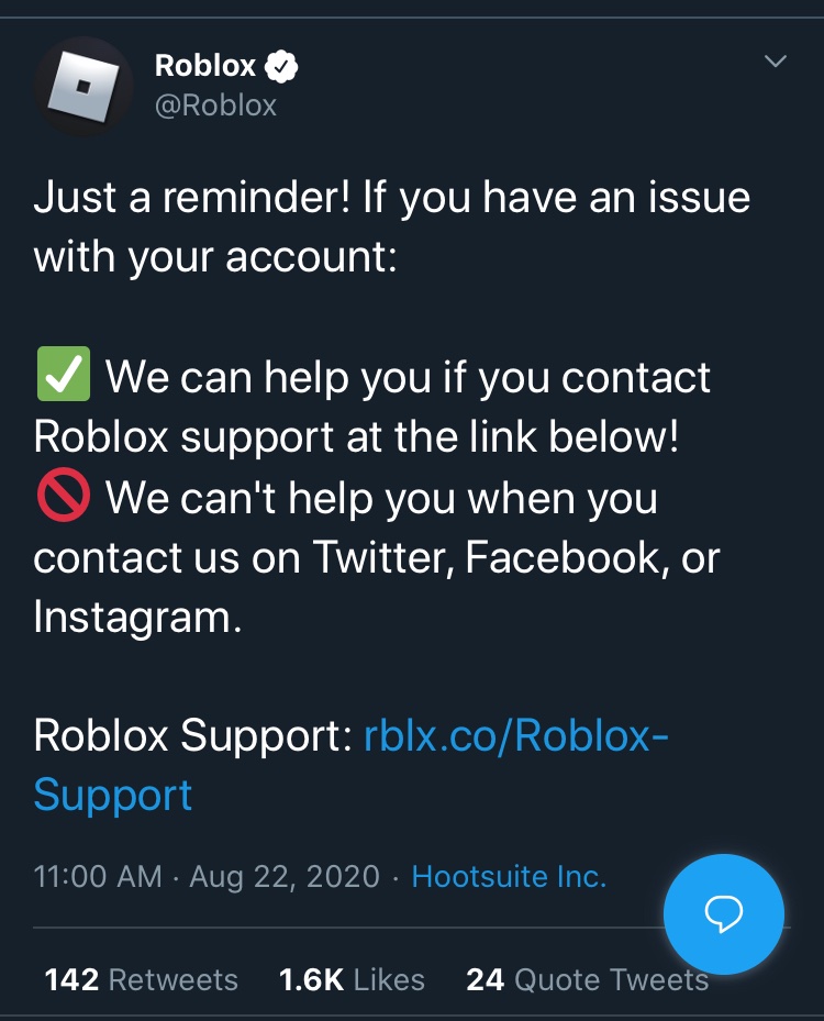 Rtc On Twitter - roblox support twitter