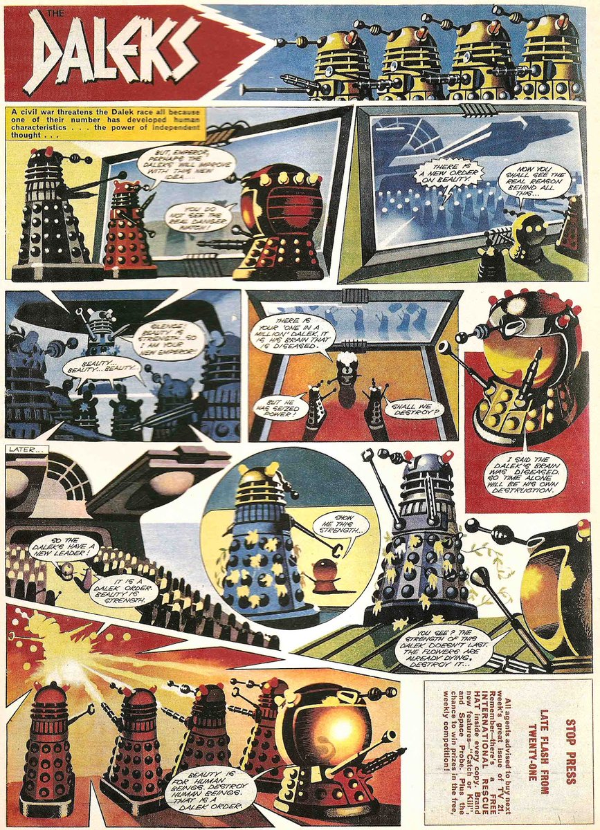 drjdove's tweet photo. #Comics #DoctorWho #daleks
#RonTurner (22 August 1922 โ 19 December 1998) was a British illustrator and comic book artist. https://t.co/EAAABusxAX