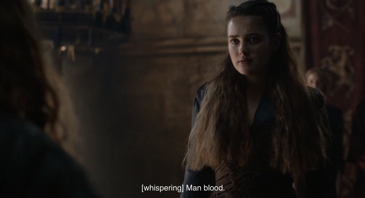 8. until now, nimue has fulfilled the purpose of the hidden. murder man blood.