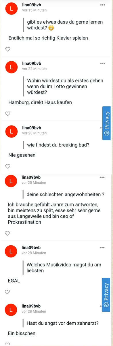 Gute fragen für tellonym