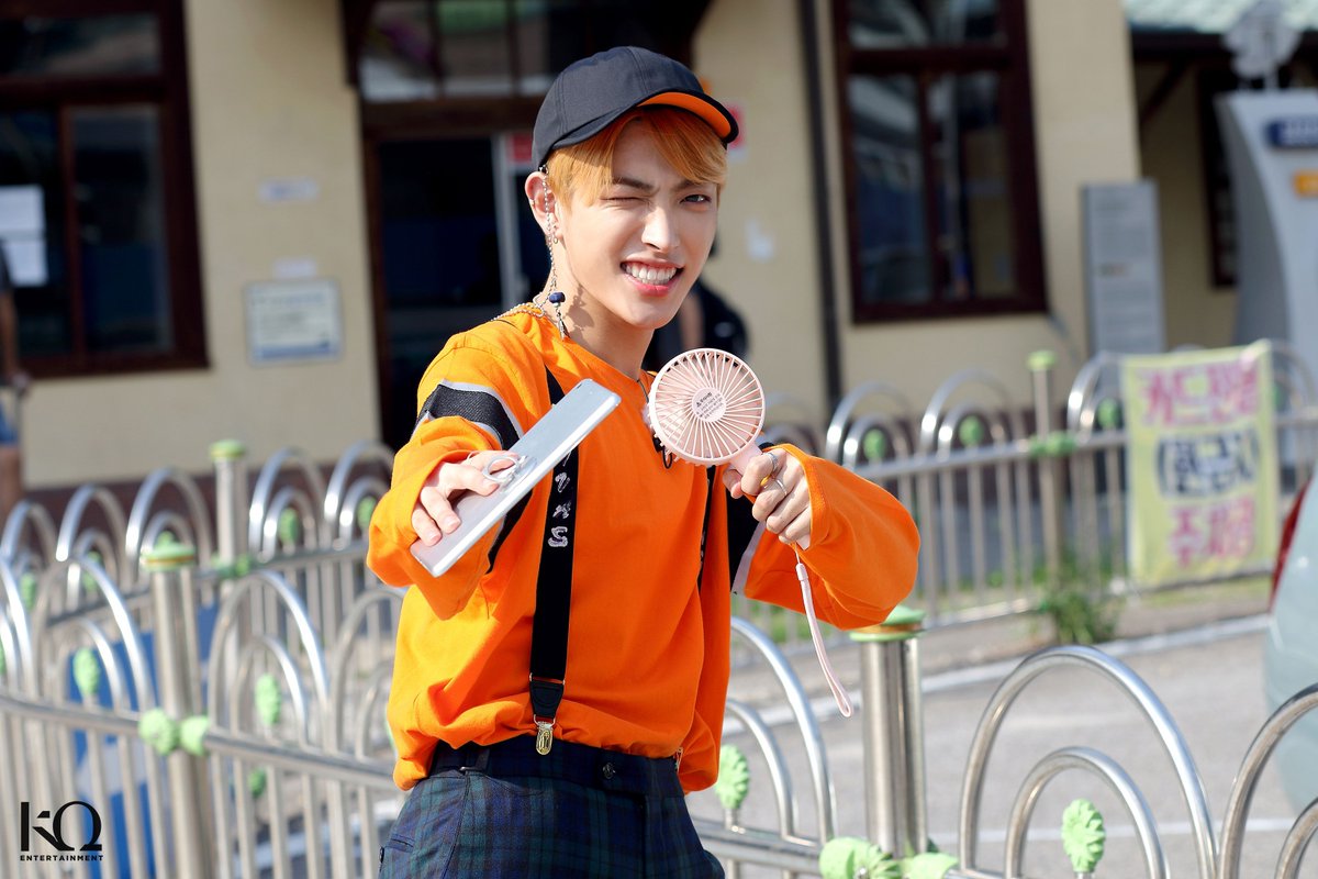 hongjoong& #39;s piercings throughout the eras: a thread ☆