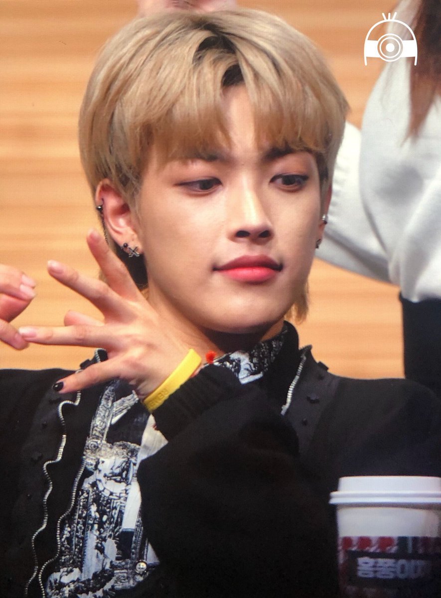 hongjoong& #39;s piercings throughout the eras: a thread ☆