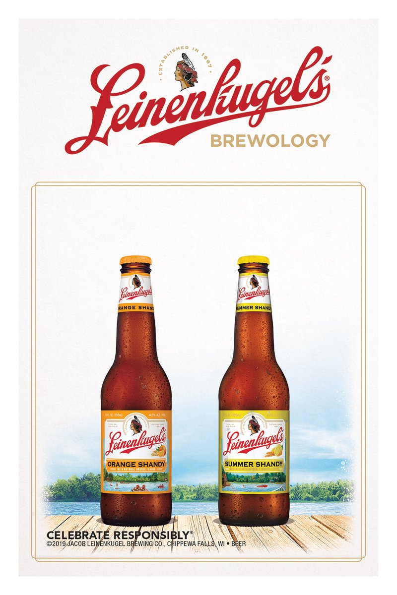 McCraithBev's tweet photo. A traditional shandy is beer mixed with a little something extra, and Leinenkugel's® Orange Shandy &amp; Summer Shandy are the perfect fruity mix. https://t.co/2WQ0jaxz4b