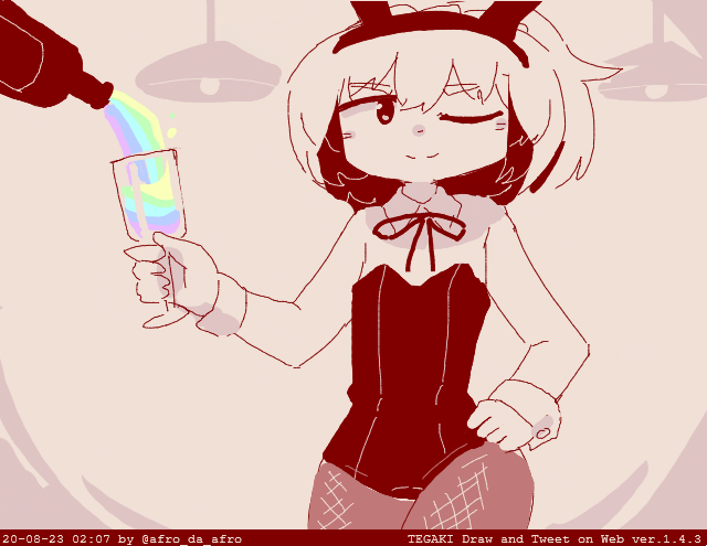 龍驤(艦これ) 「バニー率が高い2時じゃん!? #tegaki_dt 」|あふろだアフロのイラスト
