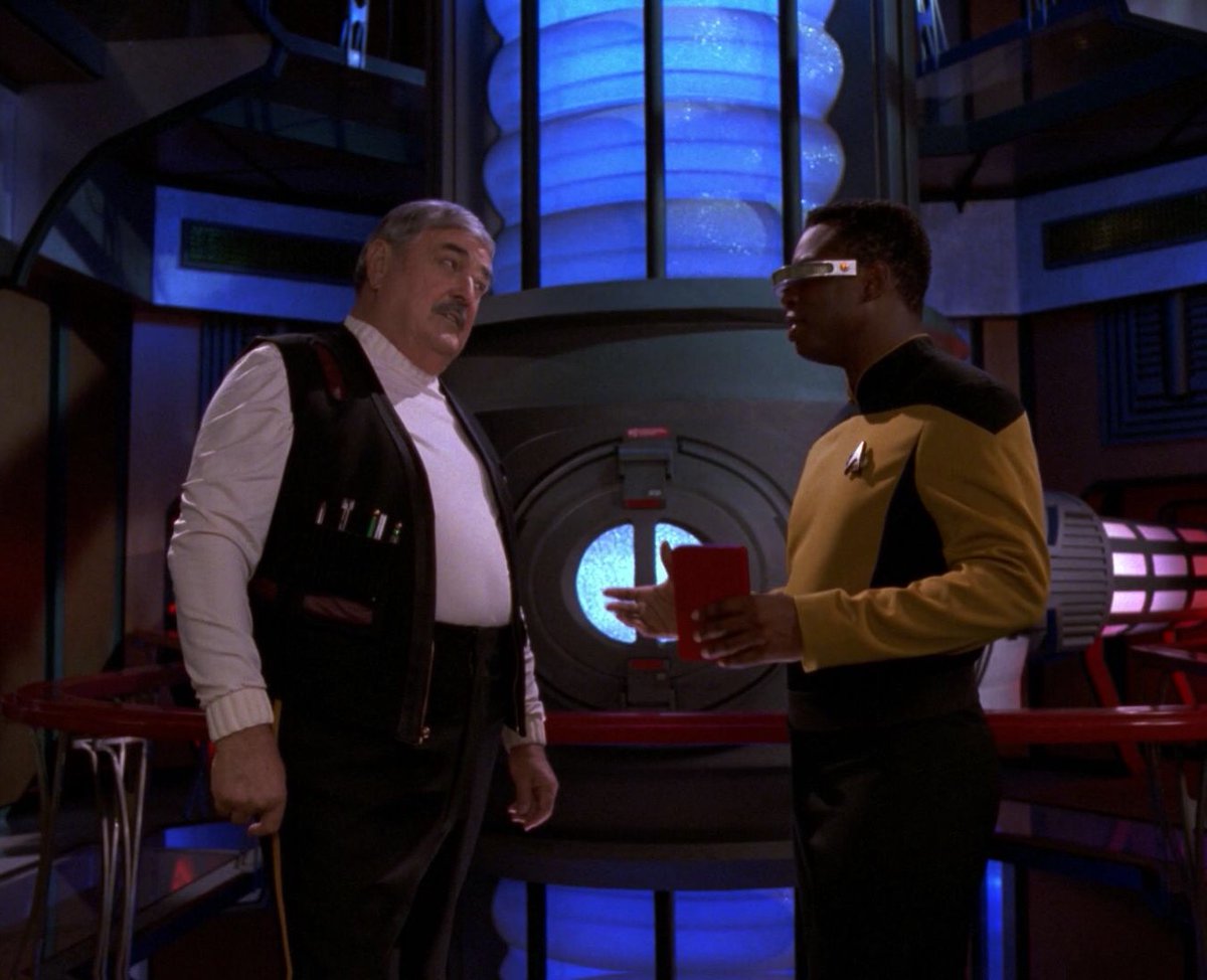 Lower Decks seems invested in winking to the existing fandom. This time, we get a nod to Relics (TNG), where Montgomery Scott explains the fine art of engineering task estimation to our Commander LaForge.Always start the negotiation higher than the time actually expected.