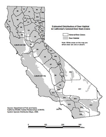 Here's why: 1st here is the current elk species range and presence along California. Then here's the deer range.(Photo credit CDFW). It is reasonable to assume that wolves will likely follow deer more than elk due to their abundance. That may not necessarily be a bad thing BUT.