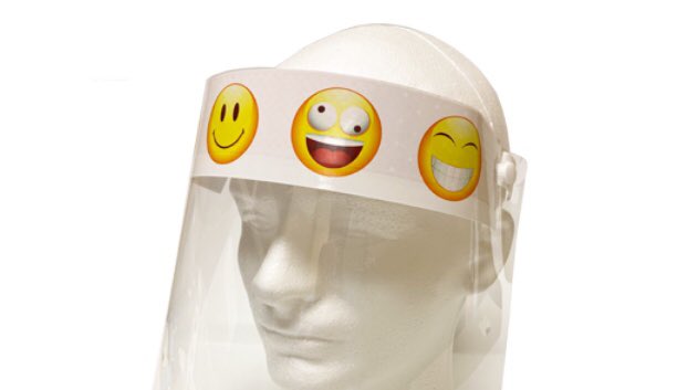 Thrillscape3D's tweet photo. We’ve got some really fun face shields that will put a smile on your face during these trying times.

Please get in touch for custom orders, pricing &amp; quantities.

Stay safe out there!
•
•
#faceshields #ppe #covidprotection #coronavirus #staysafe #socialdistancing https://t.co/wbLTV9i0EO