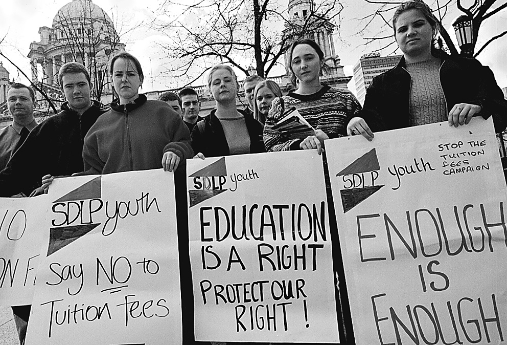 Some vintage  @SDLPyouth now, complete with hand drawn logos - in the days before InDesign.  #SDLP50