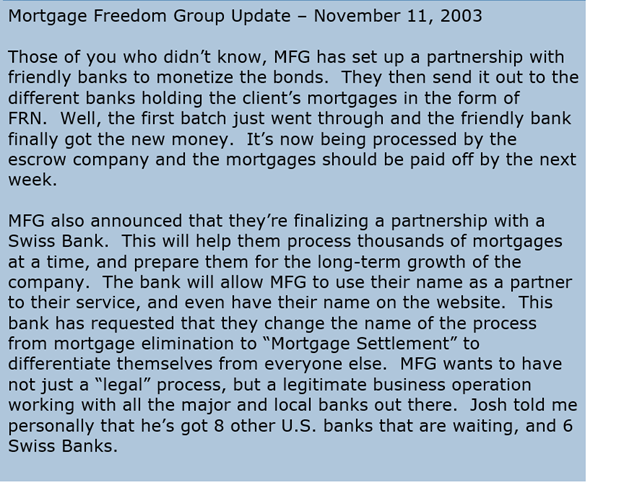 The 2003 mortgage scammers had to deal with two additional problems: 1) they were so numerous, they had to talk ill of their competitors, & 2) as regulatory agencies & banks eventually issued warnings, they had to explain those warnings did not apply to THEM, for reason X or Y.
