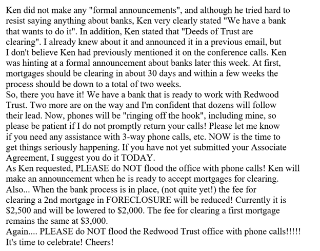 cycle between belief/doubt. All these people can be voices against those who are angry/skeptical. Also, in online spaces where these schemes are discussed, some scammers may plant “ringers” to endorse the scam, or make false claims of success.