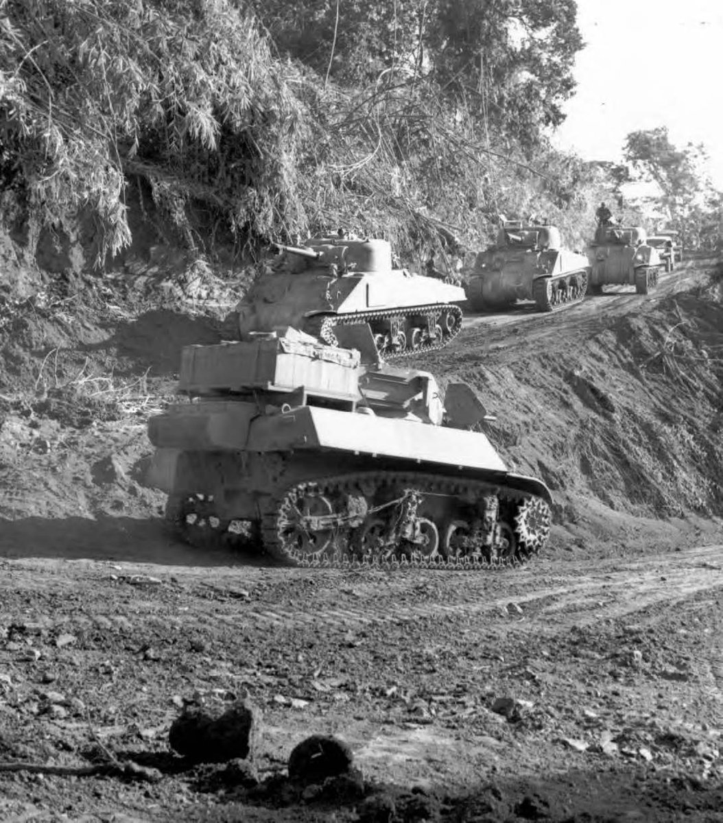 24 of 32:After the completion of the road, the allies focused on pushing through central and southern Burma. Both units would be reorganized and contribute to the final battles of the campaign.  #WWII75  #MilitaryHistory