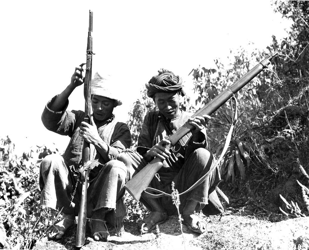 21 of 32:Apr to July 1945, Peers’ guerrilla units drove about 10,000 enemy troops from the region. During that period all of the BNs saw heavy fighting. Most of the enemy encountered were tired and poorly equipped, yet they habitually fought to the last man.  #WWII75  @USASOCNews