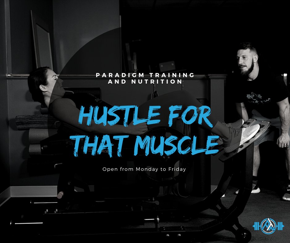 ParadigmTN's tweet photo. Who's ready to get back into shape?! 🖐️
Well let's hustle for that muscle! Paradigm is here to help you achieve your fitness goals. Contact us today to see how we can help! 
.
.
.
#ParadigmTrainingAndNutrition #Fitness #Diet #Exercise #Health #Nutrition #Transformation https://t.co/6f3gEcbnQn