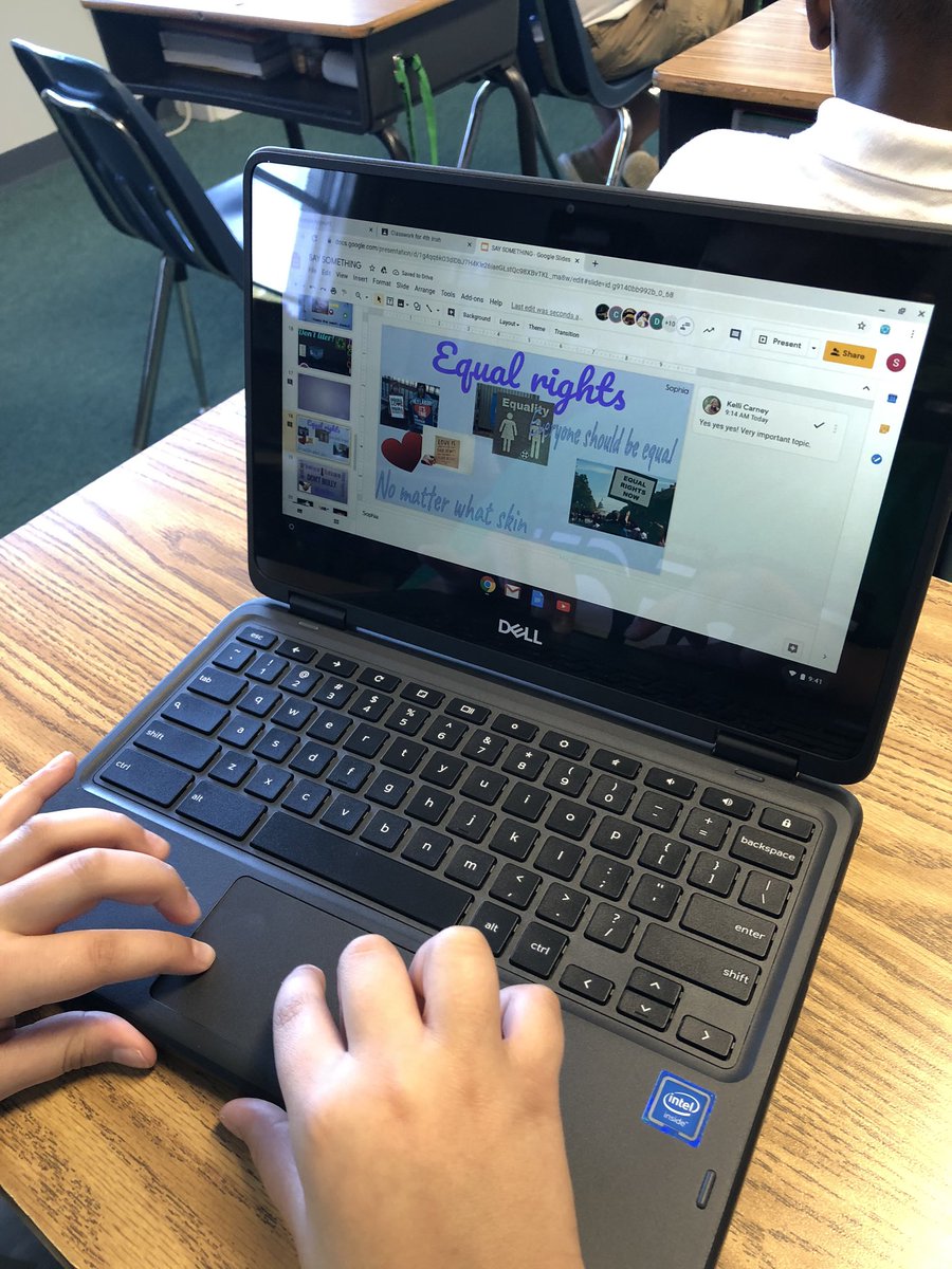 misskellicarney's tweet photo. After reading “Say Something” by @peterhreynolds, our fourth-grade class was inspired to use their voices to make a change! https://t.co/3zn3JDEUCD