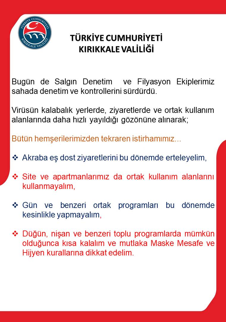 Kırıkkale Valiliği (@tc_kkalevalilik) on Twitter photo 