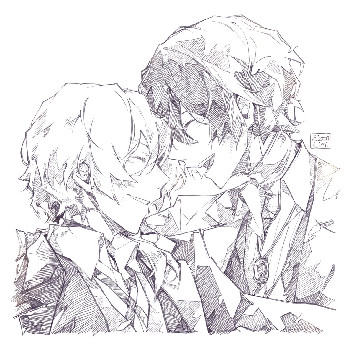 Closeness. | #Soukoku #双黒 #太中 