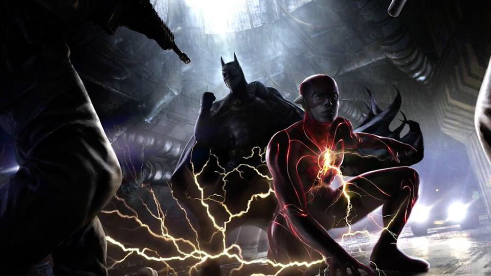 I dug the new Flash suit. It’s also insane that Michael Keaton Batman is standing behind him. I can’t wait to see how that all shakes out!!