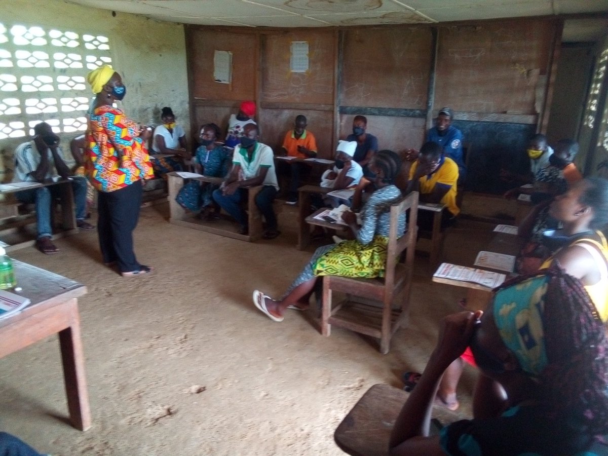 #GBV and #COVID-19 #AWARENESS in Careysburg (New Land Community), Montserrado County.
