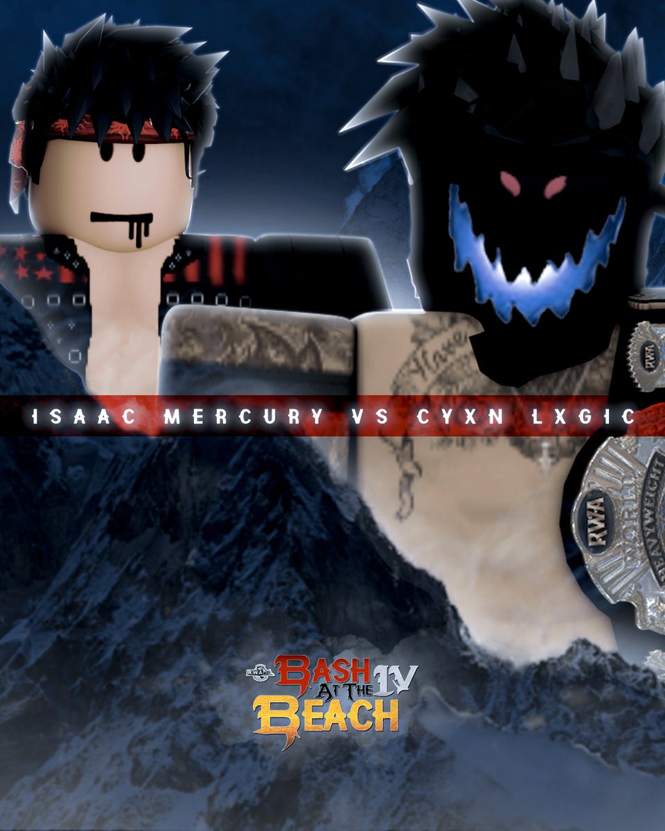 IT'S ON!

THE SUPERFIGHT OF THIS SUMMER HAPPENS THIS SUNDAY AT RWA: BASH AT THE BEACH;

WHEN CYXN LXGIC DEFENDS HIS RWA CHAMPIONSHIP AGAINST THE CHAMPIONS CUP WINNER [ISAAC MERCURY]!

SUNDAY. 

RAYMOND JAMES STADIUM.

#TeamCyxn
#TeamIsaac