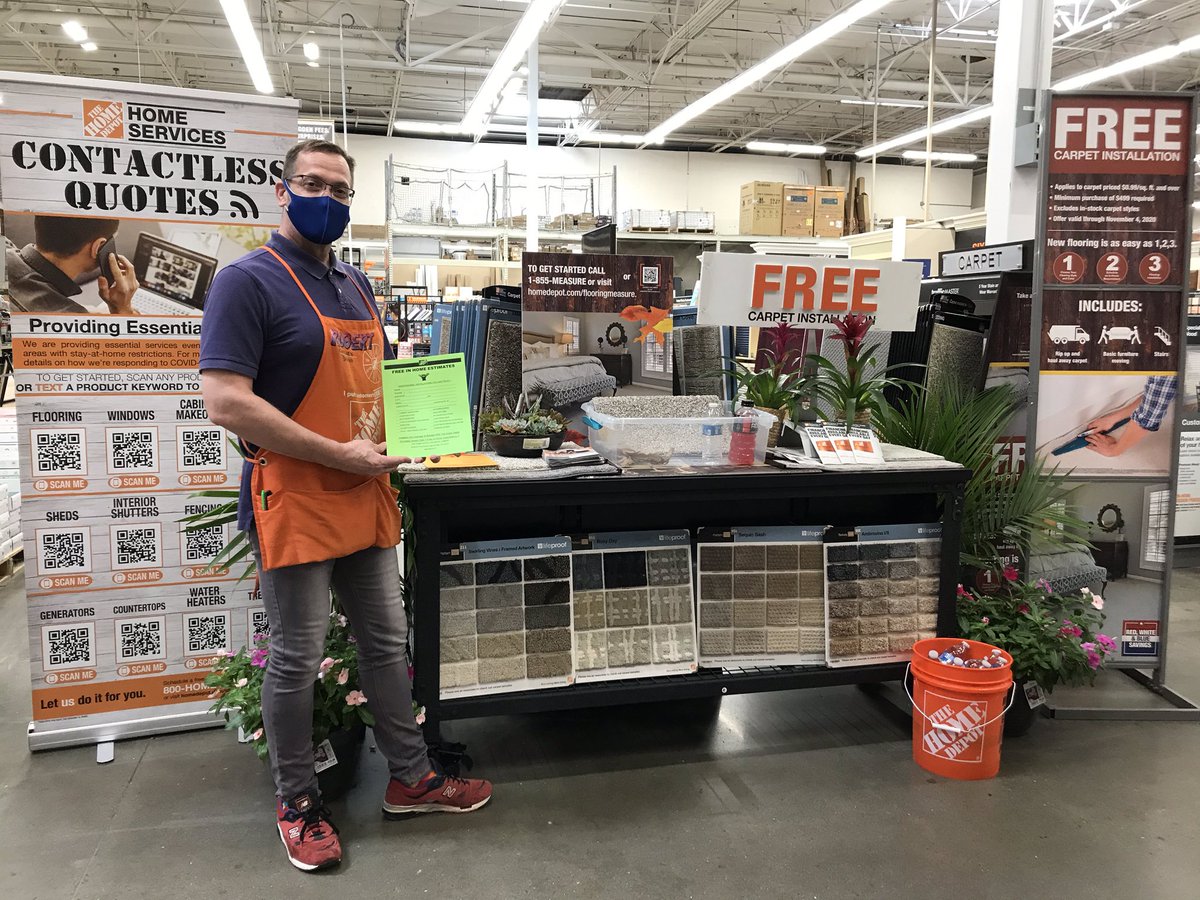 Driving carpet measures here at Laguna woods Home Depot