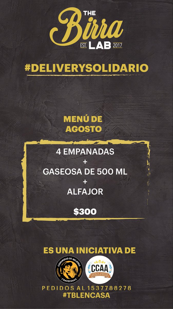 MathiZaracho's tweet photo. Y acá info sobre #DeliverySolidario si no se entiende algo hablenme y saquense las dudas! Y si no pueden o no quieren comprar, un RT ayuda muchísimo. Muchas gracias. https://t.co/b4HhMUAKmM