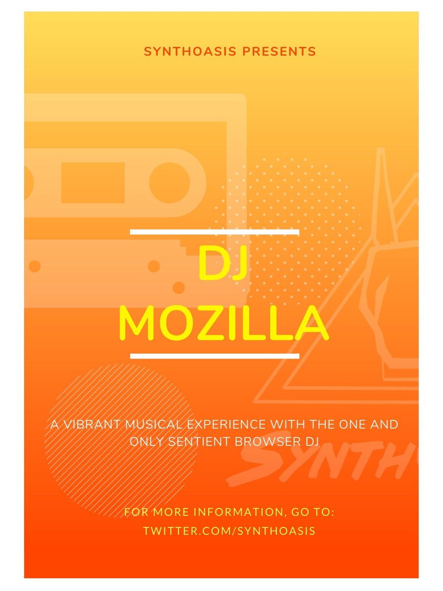 SynthOasis's tweet photo. Good Afternoon everyone!! Today we have a wonderful lineup of DJs scheduled to perform an #SynthOasis. Starting with DJ Mozilla @KazerthanZeal from 2-4, then the wonderful DJ Bwuh @GayVirtualDog from 4-6, and wrapping up he evening is DJ Leon from 6-8 with contests throughout!!~ https://t.co/ie1sqcZgGd
