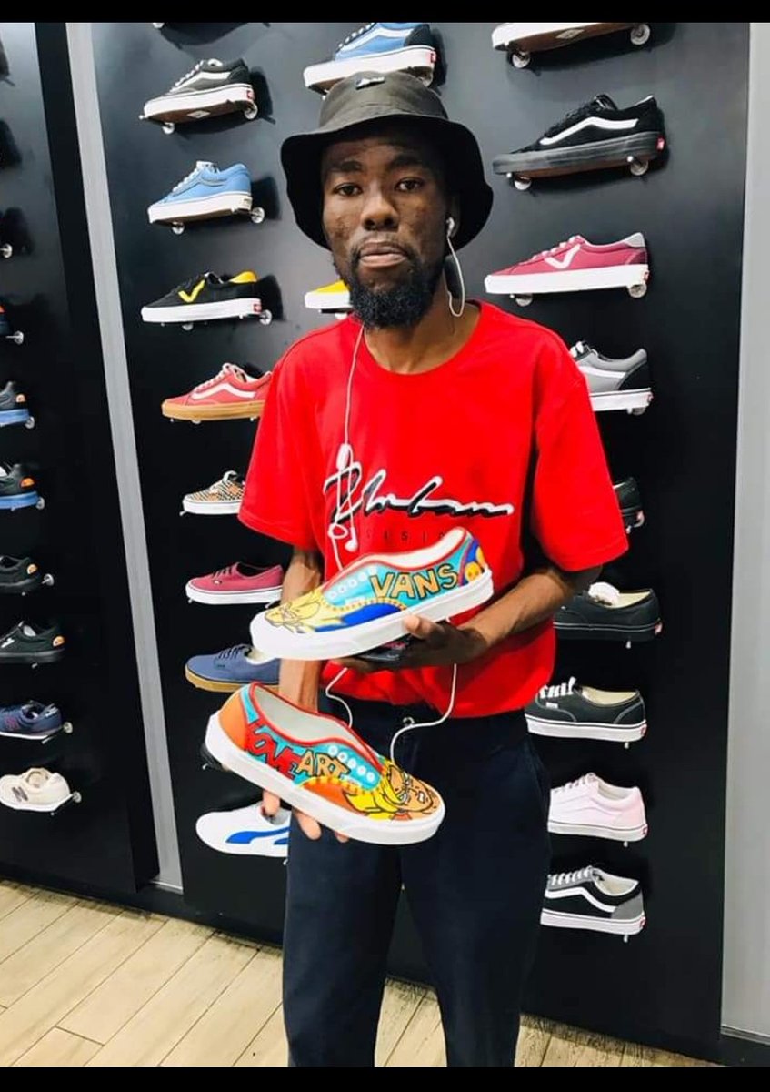 Talented_Rae's tweet photo. Our very own talent!!!! Straight from klerksdorp @VANS_66 he made his own limited edition 👏👏🔥khaman!!!! https://t.co/pF0My5pOsC