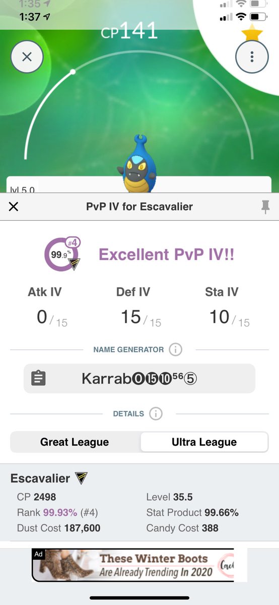 OoCommander's tweet photo. Just keeps getting better...Good PvP Pokemon. https://t.co/OSbwNJWnSC