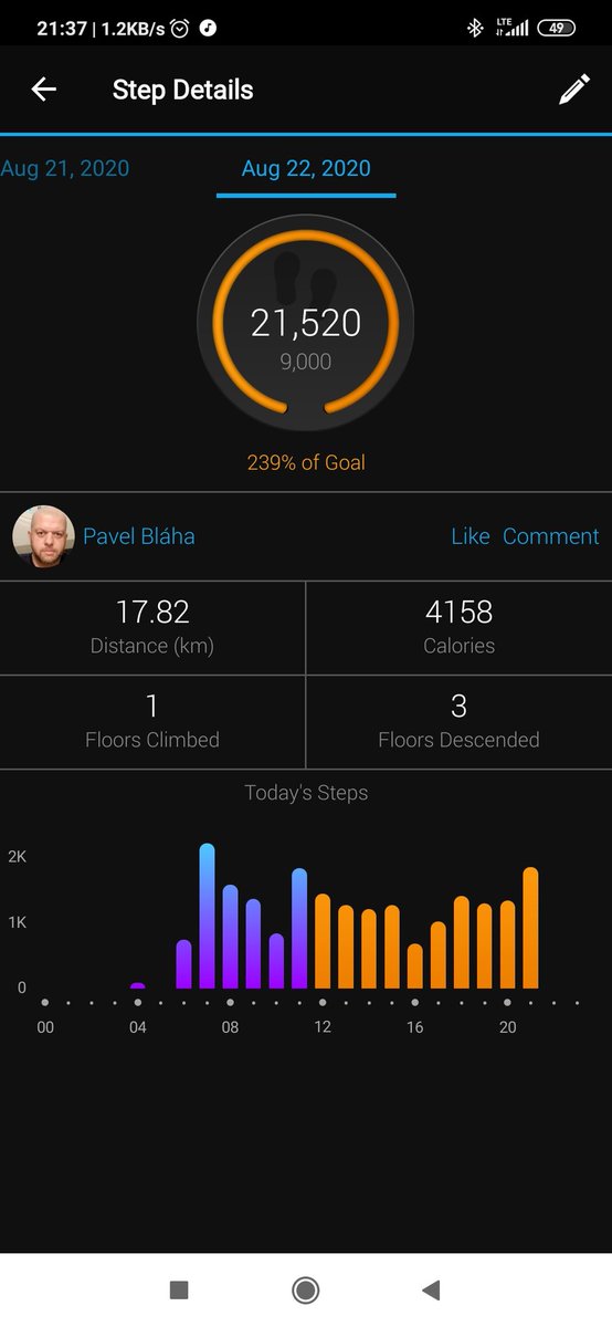 Medvjed's tweet image. Yop. To půjde. Odhadl jsem to dobře. #Datart je pro mně krokama stejne vydatny, jako hospoda :-))

5 dní v týdnu kolem 17km, 2x do týdne plavání a až dorazí #multisportkarta tak přidám nějakou další aktivitu. To by v tom byl čert, abych na konci roku neměl rovný cent. :-D