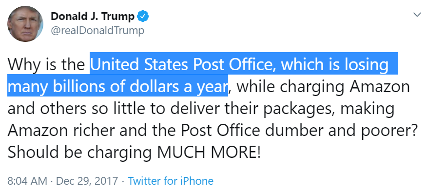 Donald Trump and congressional Republicans: the USPS is losing billions of dollarsHouse Republicans: Democrats made up funding issues, it's totally fictional and no additional USPS funding is needed3/