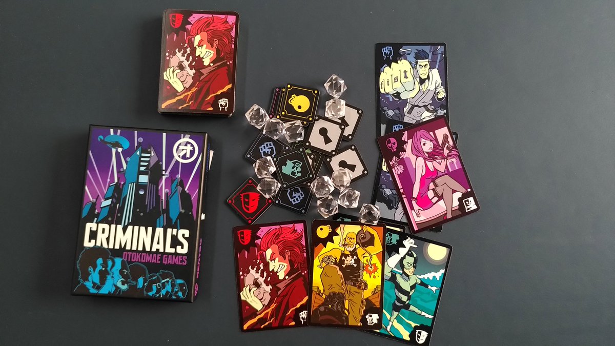 CRIMINAL'S is a small deduction card game with nice artwork.