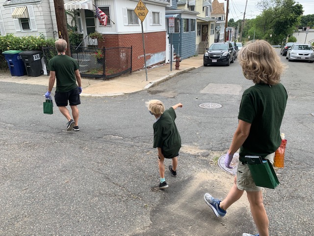 AnnaCallahan4MA's tweet photo. Here's a fun game of socially distanced "follow of the leader" while canvassing last week. Want to join? We have another COVID-Safe canvass tomorrow at 12pm in Medford. All are welcome!
#AnnaForStateRep #DemocracyIsEssential #GOTV
https://t.co/OZgkmjUCNY https://t.co/pPApO7v31H