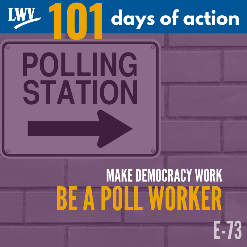 LWVSD's tweet photo. Election officials and Democracy need YOU! Find out how to be a poll worker in your community at: https://t.co/XSpXVQNhNh. In San Diego County, go to https://t.co/GXnGpQXPAs for more info. #101DaysofLWVAction #202Election #PollWorker #DefendDemocracy #Vote #PowertothePolls #SDROV https://t.co/z8jCooIWbE
