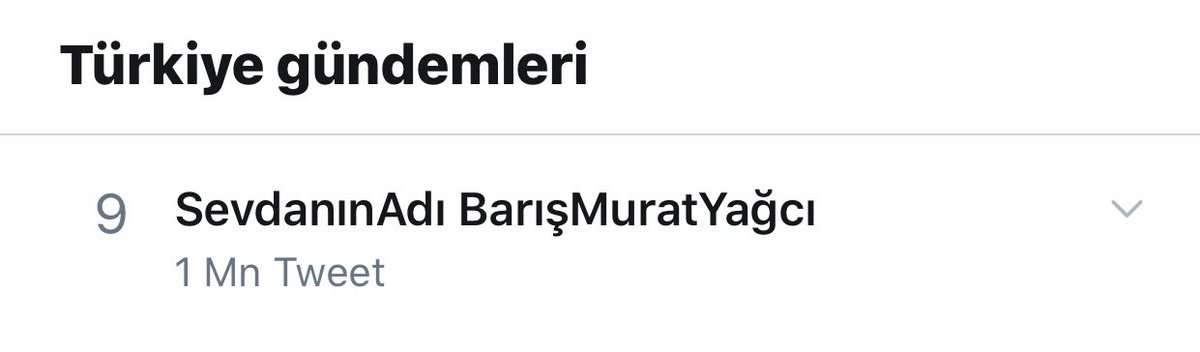 📍Barış Murat Yağcı için yapılan tt çalışmasına destek olan herkese emeklerinden ötürü teşekkür ederiz. İyi ki varsınız. ❤️

      💥💥1 Mn Tweet 💥💥

SevdanınAdı BarışMuratYağcı 

#BarışMuratYağcı #Bmyfc <a href="/barismrtyagci/">Barış Murat Yağcı</a>