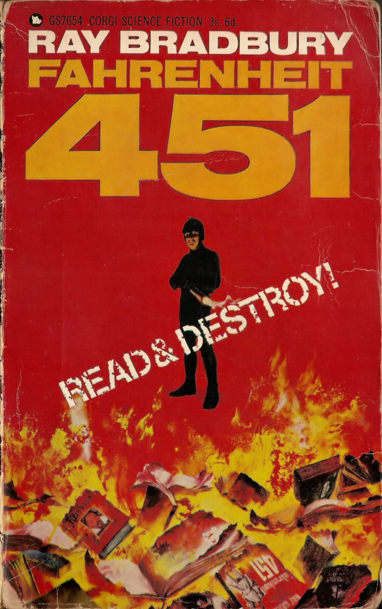 Ray Bradbury was born today in 1920. He was the author of what I think was one of the most prescient books of the 20th Century. And it started as a short story written on a hired typewriter!This is the story Fahrenheit 451...